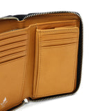 バギーズアネックス 二つ折り財布 レディース ファスナー 使いやすい BAGGY'S ANNEX 財布 大人 本革 レザー ブランド シンプル 革 革財布 コンパクト BOX型 NATURAL BOX ナチュラルボックス ラウンドハーフ LZKM-3601