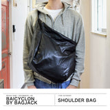 バイシクロン バイ バッグジャック ショルダーバッグ メンズ レディース 斜めがけ 大きめ BAICYCLON by bagjack ブランド カジュアル ショルダー バッグ 横型 軽量 A4 合成皮革 かっこいい SHOULDER BAG LE BCL-115