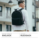 バッグジャック リュック メンズ レディース 通学 bagjack カジュアル 軽い 軽量 通勤 A4 B4 おしゃれ 大容量 大きめ デイパック バックパック リュックサック シンプル ドイツ製 Daypack M 273