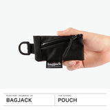 バッグジャック ポーチ 小物入れ 小さめ ブランド bagjack メンズ レディース ナイロン 丈夫 シンプル 無地 コンパクト ミニ 軽量 ミニポーチ カジュアル かっこいい カード Card Holder Twist 07916