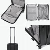 【正規品1年保証】 バーマス スーツケース 機内持ち込み フロントオープン BERMAS ビジネス 軽量 かわいい 静音 キャスター TSロック ストッパー 3~4泊 37L 50cm TRAVEL SMART フロントオープンファスナー 60550