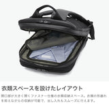 【正規品1年保証】 バーマス ビジネスリュック リュック メンズ 軽量 ブランド コンパクト BERMAS ビジネス デイパック 拡張 PC収納 出張 衣類収納 撥水 A4 13inch DULITE FLEX 2層リュック 60642