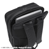 【正規品1年保証】 バーマス ビジネスリュック リュック メンズ 軽量 ブランド 大きめ BERMAS ビジネス デイパック 拡張 PC収納 出張 衣類収納 撥水 B4 15inch DULITE FLEX 2層リュック 60644