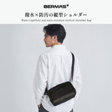 【正規品1年保証】 バーマス ショルダーバッグ メンズ レディース 軽量 小さめ 斜めがけ 大人 ブランド BERMAS ショルダー 撥水 防汚性 耐久性 コンパクト キャリーオン シンプル A5 BAUEIV 横型ショルダー 60678