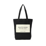ビューティフルピープル トートバッグ レディース 大きめ A4 キャンバス 大容量 beautiful people トート バッグ 軽量 軽い 通勤 カジュアル ブランド かわいい おしゃれ 日本製 SDGs name tag tote bag