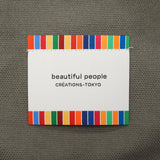 ビューティフルピープル トートバッグ レディース 大きめ A4 キャンバス 大容量 beautiful people トート バッグ 軽量 軽い 通勤 カジュアル ブランド かわいい おしゃれ 日本製 SDGs name tag tote bag
