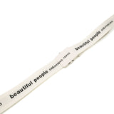 ビューティフルピープル ベルト レディース バックル 穴なし beautiful people ガチャベルト ブランド おしゃれ カジュアル 無段階調整 軽量 軽い プレゼント ギフト 日本製 logo buckle belt in jacquard 511939