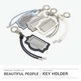 ビューティフルピープル キーホルダー 革 金具 ブランド beautiful people かわいい リング 二重リング 鍵 車 チャーム おしゃれ モード 牛革 大人 プレゼント 誕生日 日本製 cabinet charm 1515512008