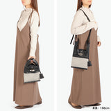 ビューティフルピープル ショルダーバッグ レディース 斜めがけバッグ 小さめ ブランド beautiful people 斜めがけ 軽量 大人 上品 牛革 綿 2WAY 手持ち 日本製 market shoulder bag canvas combi 1515611941