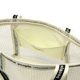 ビューティフルピープル トートバッグ レディース 大きめ A4 beautiful people バッグ 軽量 ショルダーバッグ 斜めがけバッグ 肩掛け ブランド クリアバッグ おしゃれ 2WAY 日本製 plaid vinyl logo tape bag L 1515611969