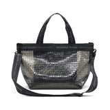 ビューティフルピープル トートバッグ レディース 小さめ beautiful people バッグ 軽量 ショルダーバッグ 斜めがけバッグ ブランド クリアバッグ おしゃれ かわいい 2WAY A5 日本製 plaid vinyl logo tape bag M 1515611970