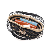 ビューティフルピープル かごバッグ トート 小さめ beautiful people バッグ トートバッグ かご レディース ブランド かわいい おしゃれ バスケット 軽量 軽い 上品 アバカ ハンドバッグ 黒 夏 abaca biku hand bag 611997