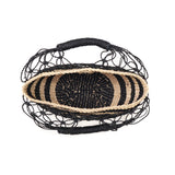 ビューティフルピープル かごバッグ トート 小さめ beautiful people バッグ トートバッグ かご レディース ブランド かわいい おしゃれ バスケット 軽量 軽い 上品 アバカ ハンドバッグ 黒 夏 abaca biku hand bag 611997