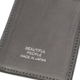 ビューティフルピープル ポーチ 小物入れ 小さめ beautiful people レディース 薄型 小銭入れ コインケース カード 鍵 ブランド マルチケース 本革 軽量 軽い マチなし 日本製 baggage tag small 511970