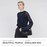 ビューティフルピープル ショルダーバッグ レディース メンズ ブランド おしゃれ 軽量 beautiful people バッグ ショルダー 斜めがけ ライダース レザー 横型 大人 黒 excerption riders cylinder bag 612003