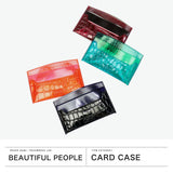 ビューティフルピープル カードケース 薄型 スリム おしゃれ レディース メンズ beautiful people 透明 かわいい ブランド クリアケース ミニ財布 コンパクト カジュアル 日本製 nothing to hide vinyl card case 512000