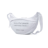 ビューティフルピープル ショルダーバッグ レディース 斜めがけバッグ ブランド ナイロン beautiful people ミニショルダー 軽い 軽量 斜めがけ 大人 メッシュ 日本製 ハーフムーン nothing to hide half moon bag 1626611997