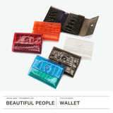 ビューティフルピープル 財布 レディース メンズ 小さい beautiful people ビニール 三つ折 ブランド かわいい コンパクト ミニ ウォレット ミニ財布 小銭入れ 日本製 nothing to hide vinyl mini wallet 512003