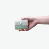 ビューティフルピープル 三つ折り財布 レディース かわいい beautiful people 財布 ブランド 折り財布 ミニ財布 カード ミニ コンパクト クリア おしゃれ 透け感 小銭入れ 日本製 nothing to hide apple mini wallet 511994