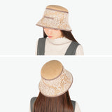 CA4LA ハット 帽子 レディース 春夏 春 夏 カシラ 日除け帽子 バケットハット アウトドア レース ナチュラル ブラック ホワイト 上品 きれいめ 女性 大人 シンプル おしゃれ 日本製 ラフィア CF CREA KTZ-02584
