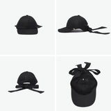 CA4LA キャップ 帽子 レディース 浅め カシラ リボンキャップ 日除け帽子 ブランド おしゃれ つば広 黒 リボン 可愛い カジュアル 女性 大人 日焼け対策 春夏 秋冬 春 夏 秋 冬 日本製 LALA CAP S TKU-00394