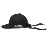 CA4LA キャップ 帽子 レディース 浅め カシラ リボンキャップ 日除け帽子 ブランド おしゃれ つば広 黒 リボン 可愛い カジュアル 女性 大人 日焼け対策 春夏 秋冬 春 夏 秋 冬 日本製 LALA CAP S TKU-00394