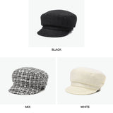 CA4LA 帽子 レディース メンズ 秋冬 秋 冬 カシラ おしゃれ ブランド マリンキャップ セーラーキャップ ツイード UVカット 紫外線対策 洗える シンプル かわいい カジュアル 日本製 MARINES TWEED 3 COH00025