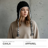 CA4LA ニット帽 レディース メンズ 耳あて 帽子 秋冬 冬 防寒 カシラ ブランド おしゃれ ゆったり ニット ワッチ リバーシブル エクストラファインウール 耳 イヤーフラップ 日本製 MOLE FLAP WATCH RV DOU02041