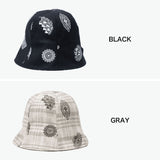 CA4LA ハット レディース 秋冬 秋 冬 カシラ 帽子 チューリップハット おしゃれ ブランド かわいい 可愛い レース モチーフ すずらん 花 刺繍 リボン ゴム フィット 日本製 LILY OF THE VALLEY KTZ02627