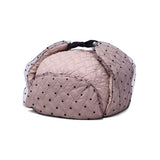 CA4LA 帽子 レディース 秋冬 秋 冬 カシラ ブランド おしゃれ 防寒 飛行帽 フライトキャップ イヤーフラップ チュール ドット リボン パール キルティング キルト ガーリー かわいい 日本製 NOSTALGIA KTZ02629