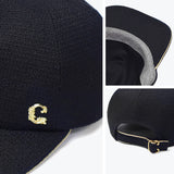 CA4LA キャップ レディース 深め カシラ 帽子 ブランド おしゃれ かわいい 可愛い つば 長め カジュアル きれいめ パイピング ゴールド ワンポイント 女性 大人 日焼け対策 6パネル 日本製 HK CAP7 KTZ02645