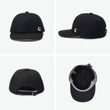 CA4LA キャップ レディース 深め カシラ 帽子 ブランド おしゃれ かわいい 可愛い つば 長め カジュアル きれいめ パイピング ゴールド ワンポイント 女性 大人 日焼け対策 6パネル 日本製 HK CAP7 KTZ02645