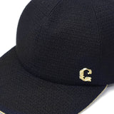 CA4LA キャップ レディース 深め カシラ 帽子 ブランド おしゃれ かわいい 可愛い つば 長め カジュアル きれいめ パイピング ゴールド ワンポイント 女性 大人 日焼け対策 6パネル 日本製 HK CAP7 KTZ02645