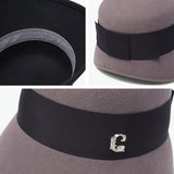 CA4LA ハット レディース 秋冬 秋 冬 カシラ 帽子 深め おしゃれ ブランド クロッシェ ウール フェルト ダウンブリム 長め リボン 上品 ワンポイント きれいめ かわいい クラシカル 日本製 CAMILA6 KTZ02648