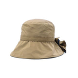 CA4LA 帽子 ハット レディース つば広 洗濯機 カシラ ブランド おしゃれ UVカット 遮光 遮熱 撥水 防風 日よけ 日本製 秋 冬 可愛い リボン 手洗い 洗濯可 ポケッタブル フード ナイロン CLARISSE SHK01256