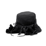 CA4LA 帽子 ハット レディース つば広 洗濯機 カシラ ブランド おしゃれ UVカット 遮光 遮熱 撥水 防風 日よけ 日本製 秋 冬 可愛い リボン 手洗い 洗濯可 ポケッタブル フード ナイロン CLARISSE SHK01256