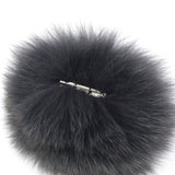 CA4LA 帽子 ニット帽 レディース 秋冬 秋 冬 カシラ ブランド おしゃれ ニットキャップ 防寒 暖かい ポンポン フォックスファー リブ編み モヘヤ ウール シルク 日本製 ふわふわ ニット 可愛い EX PLATINA FOX 7 SHK01260