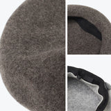 CA4LA ベレー帽 メンズ レディース 大きめ カシラ 帽子 おしゃれ シンプル かわいい ベレー ウール 秋冬 秋 冬 ベーシック 大人 ゆったり シルエット 深め 大きい ユニセックス 日本製 DANNY TOZ00128