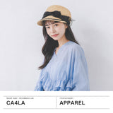 CA4LA キャスケット 帽子 レディース 麦わら 深め 夏用 カシラ 春夏 春 夏 おしゃれ 麦 カジュアル 上品 きれいめ 女性 リボン 日本製 Main Collection WHEAT KTZ02675