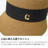 CA4LA クロッシェ 帽子 ハット レディース 麦わら 深め 夏用 カシラ 春夏 春 夏 おしゃれ 麦 カジュアル 上品 きれいめ 女性 リボン ペーパー ダウンブリム 日本製 Main Collection CAMILA6 KTZ02690