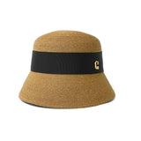 CA4LA クロッシェ 帽子 ハット レディース 麦わら 深め 夏用 カシラ 春夏 春 夏 おしゃれ 麦 カジュアル 上品 きれいめ 女性 リボン ペーパー ダウンブリム 日本製 Main Collection CAMILA6 KTZ02690