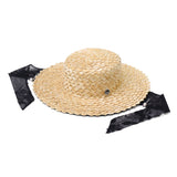 CA4LA カンカン帽 帽子 レディース カシラ 春夏 春 夏 麦 麦わら 麦わら帽子 つば広 おしゃれ カジュアル 上品 きれいめ 女性 リボン あご レースリボン ブランド 日本製 ハット Main Collection BALLERINE SHK01303
