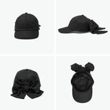 CA4LA キャップ レディース カシラ 帽子 日焼け 対策 UVカット リボン レース かわいい おしゃれ バックリボン べースボールキャップ 紫外線対策 日除け 夏 ガーリー ブランド 日本製 Main Collection HILDA 5 TOZ00174