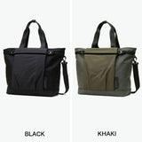 カクタ トートバッグ メンズ レディース 大きめ A4 B4 (CACT'A) 軽量 通勤 ブランド 2WAY トート バッグ ショルダー 大容量 持ち手 長め 軽い 横型 黒 斜めがけ ナイロン ROLLING BOTT TOTE BAG 1061