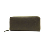 カクタ 長財布 メンズ レディース (CACT'A) 財布 大容量 本革 ラウンドファスナー ブランド 革 レザー ロングウォレット カード 小銭入れ 軽量 軽い おしゃれ グリーン 革財布 サイフ HABANA LONG WALLET 2045