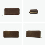 カクタ 長財布 メンズ レディース (CACT'A) 財布 大容量 本革 ラウンドファスナー ブランド 革 レザー ロングウォレット カード 小銭入れ 軽量 軽い おしゃれ グリーン 革財布 サイフ HABANA LONG WALLET 2045