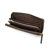 カクタ 長財布 メンズ レディース (CACT'A) 財布 大容量 本革 ラウンドファスナー ブランド 革 レザー ロングウォレット カード 小銭入れ 軽量 軽い おしゃれ グリーン 革財布 サイフ HABANA LONG WALLET 2045