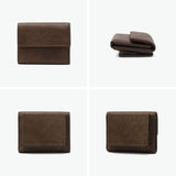 カクタ 三つ折り財布 メンズ レディース (CACT'A) 財布 ブランド 本革 三つ折り ミニ財布 革 レザー ボックス型小銭入れ コンパクト カード 小さい おしゃれ 折り財布 大人 革財布 ミニ HABANA SMALL WALLET 2046