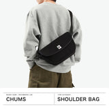 【日本正規品】 チャムス ショルダーバッグ メンズ レディース 斜めがけバッグ ブランド CHUMS ショルダー バッグ 斜めがけ カジュアル 撥水 A5 ラウンドフラップショルダーバッグスウェット CH60-3601