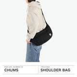 【日本正規品】 チャムス ショルダーバッグ メンズ レディース 斜めがけバッグ ブランド CHUMS バッグ おしゃれ 軽量 軽い 撥水 ラウンド型 カジュアル 斜め掛け ショルダー 12L B5 バナナショルダーバッグスウェット CH60-3937